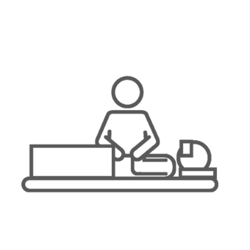 吹田市の葬儀社である家族葬みかづきの処置納棺のイラスト