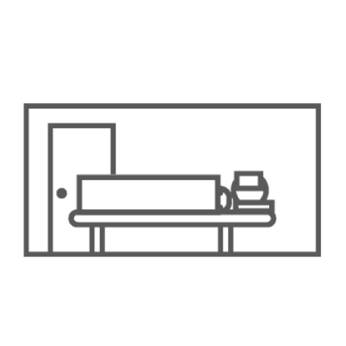 吹田市の葬儀社である家族葬みかづきのご遺体安置のイラスト