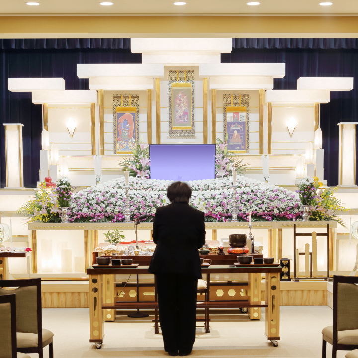 吹田市の葬儀社である家族葬みかづきの本葬の写真