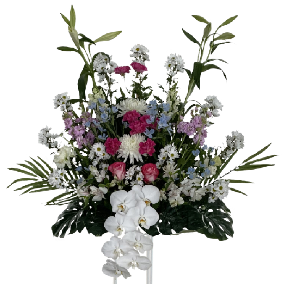 吹田市の葬儀社である家族葬みかづきの供花B