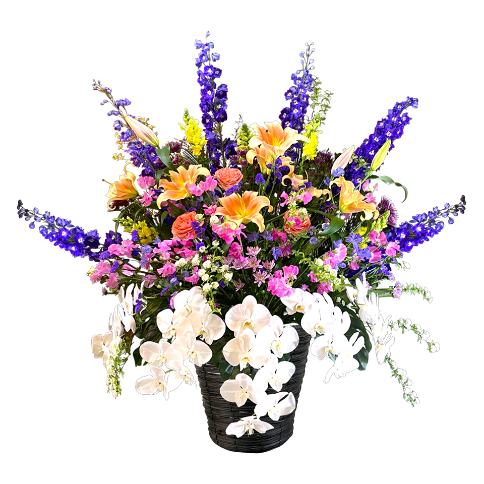 吹田市の葬儀社である家族葬みかづきの供花E