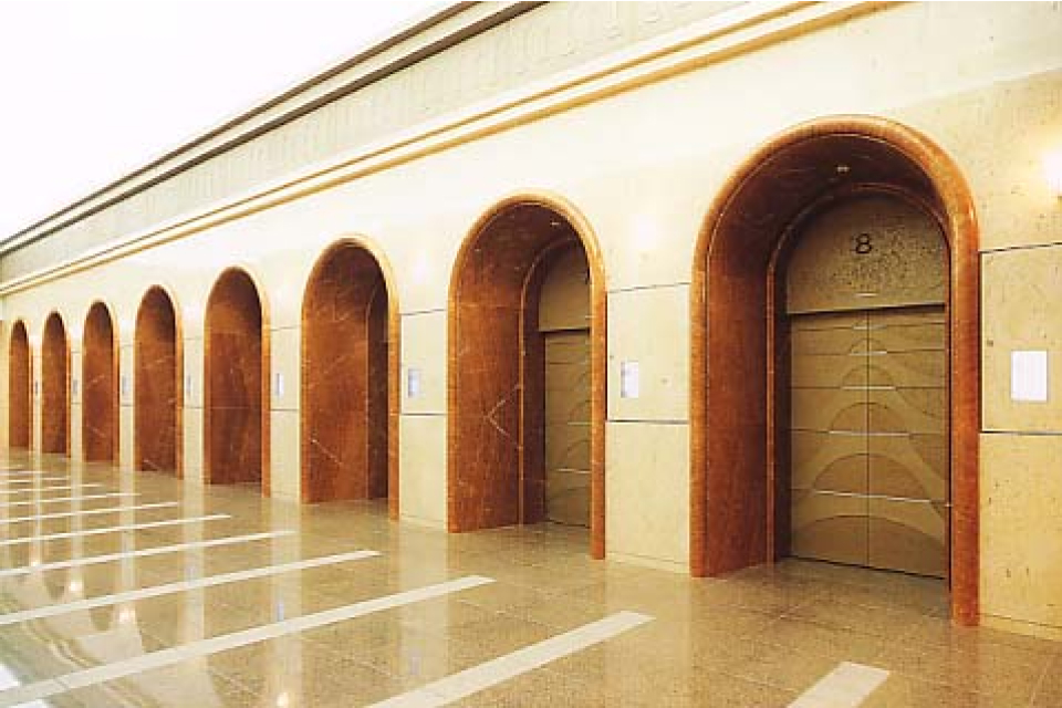 箕面市立聖苑の炉前ホール