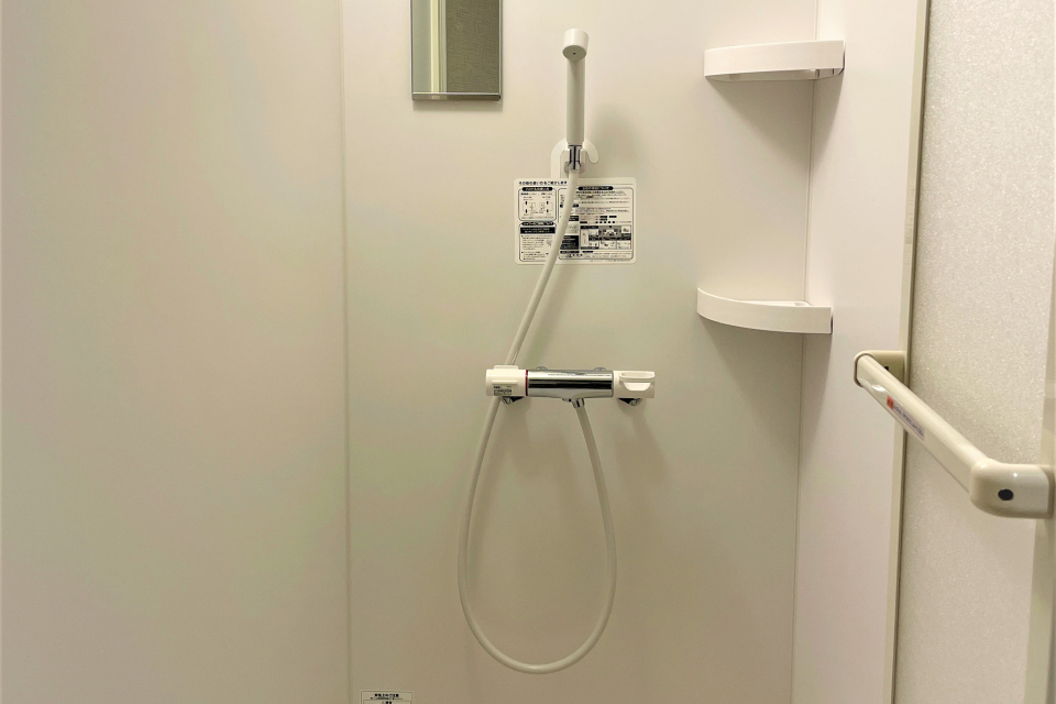 家族葬みかづきJR吹田駅前ホールの3階シャワー室