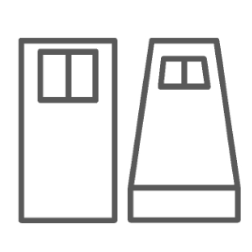 吹田市の葬儀社である家族葬みかづきの白布棺のイラスト